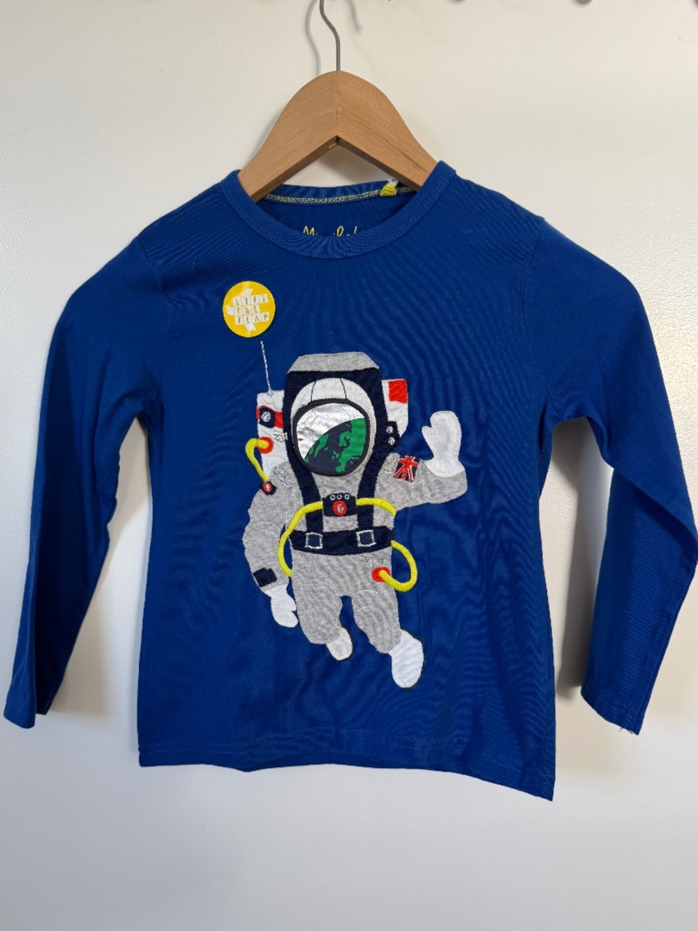 Mini Boden Lift the Flap Astronaut Tee , New With Tags - Size 5-6